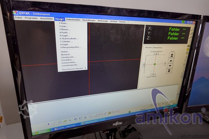 CNC görüntü ölçüm cihazı QVPAK ölçüm makinesi Mitutoyo Quick Vision Apex QV-X404P1L-C