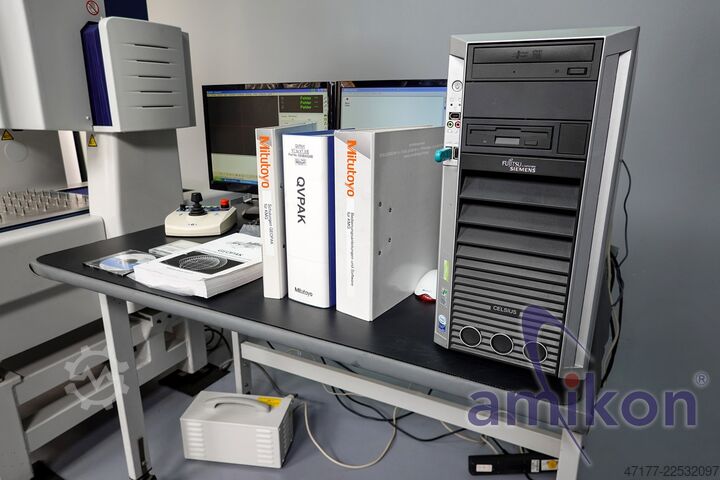 CNC görüntü ölçüm cihazı QVPAK ölçüm makinesi Mitutoyo Quick Vision Apex QV-X404P1L-C