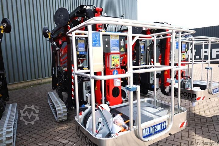 Scharnierende telescopische hoogwerker Platform Basket Spider 18.90 PRO CE Declaration, Valid inspection,