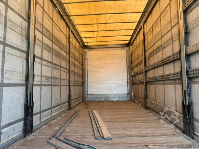 Plattewagen met zeil DAF XF 480**2 X TANK*SUPER SPACE CAP*KOMPLETT