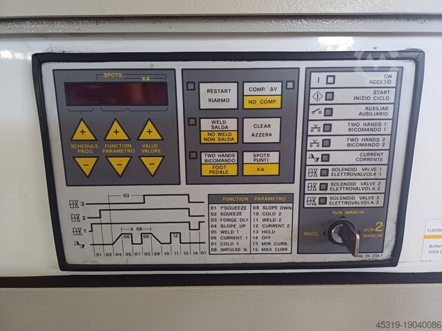 Punt-/projectielasmachine TECNA 6103 S