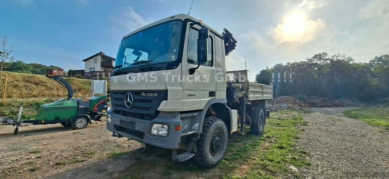 Annan MERCEDES-BENZ Actros 1841 / 4X4 / Kipper+ 16m Kran / WENIG KM