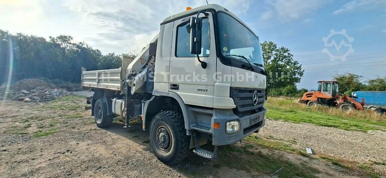 Annan MERCEDES-BENZ Actros 1841 / 4X4 / Kipper+ 16m Kran / WENIG KM