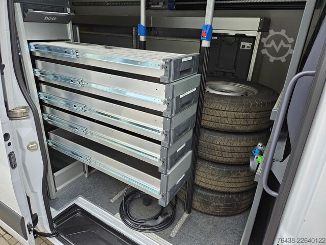 Dubă cu acoperiș înalt MERCEDES-BENZ eSprinter 414 BOTT WERKSTATT REGALE FULL HOUSE