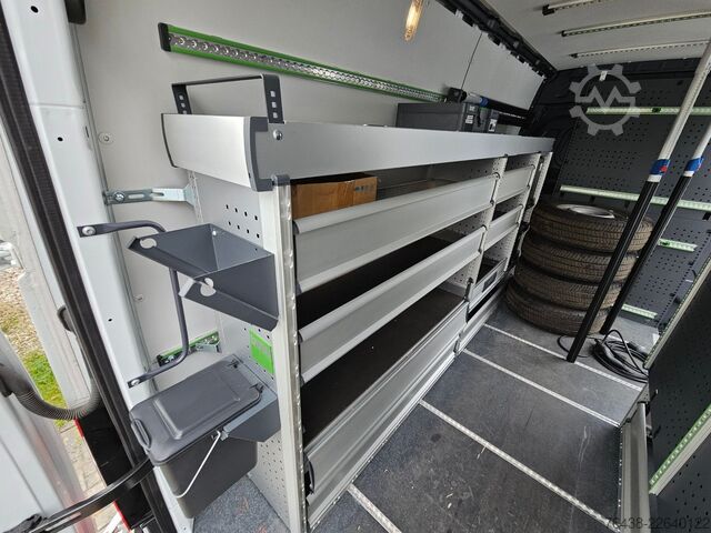 Dubă cu acoperiș înalt MERCEDES-BENZ eSprinter 414 BOTT WERKSTATT REGALE FULL HOUSE
