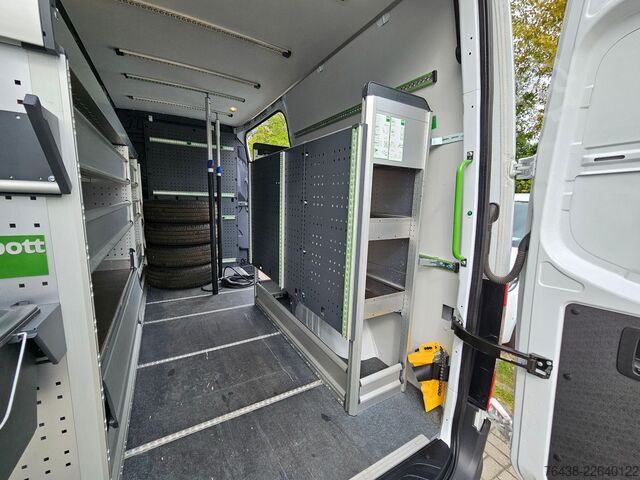 Dubă cu acoperiș înalt MERCEDES-BENZ eSprinter 414 BOTT WERKSTATT REGALE FULL HOUSE