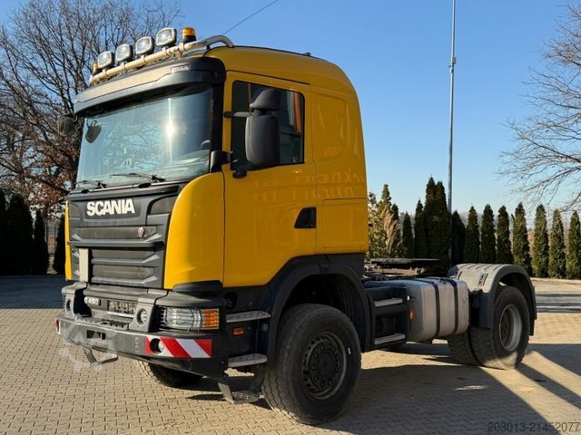 Standard trækkerunit SCANIA G450 4x4 EURO 6 SZM mit Kipphydraulik