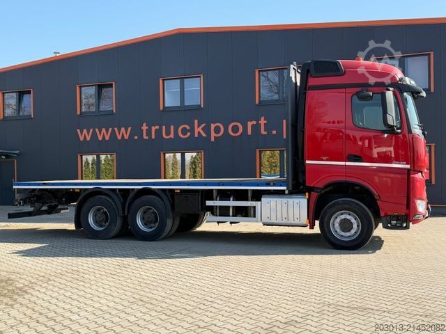 Ladbil med lad MERCEDES-BENZ Arocs 2648 6x4 3 Achs Pritsche Retarder