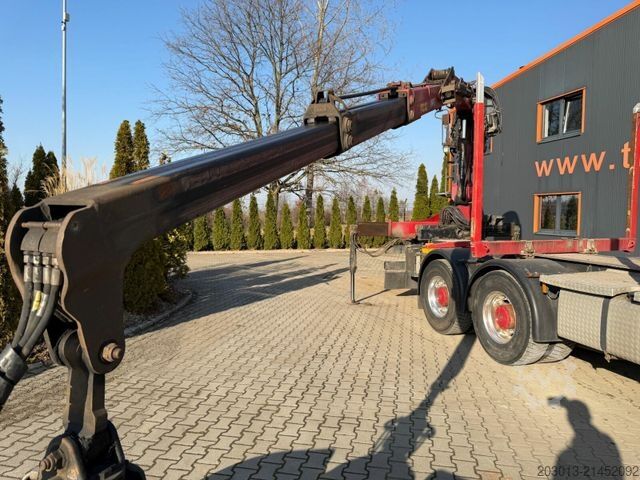 Logging truck MERCEDES-BENZ Actros 2660 6x4 Holztransport mit Kran Penz 10Z8
