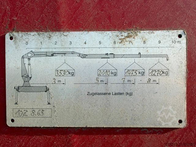 Logging truck MERCEDES-BENZ Actros 2660 6x4 Holztransport mit Kran Penz 10Z8