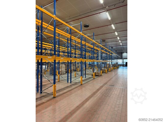 Stellingen voor zwaar gebruik Palletrekken 100,80 lfm Jungheinrich MPB Palettenrega H: 500cm, Fachlast: 2100 kg