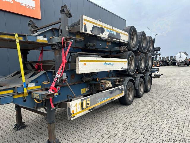 Konteyner taşımacılığı Krone stack of 3x 2013/2014 KRONE 40FT/45FT chassis /...