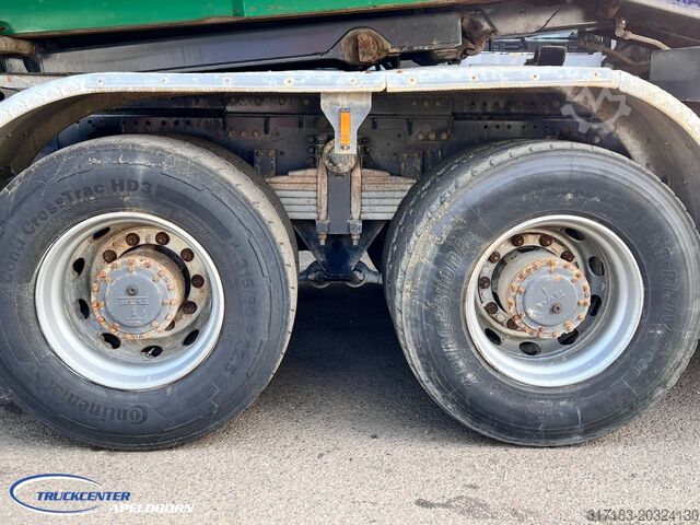 Sistema a braccio con gancio DAF CF 85.410 ATE, Hiab 166-3, 6x4 Big axle, Steel ...