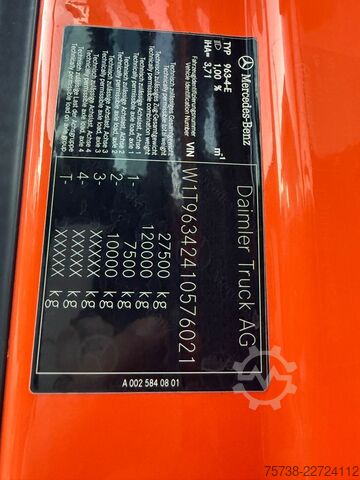 Standard trækkerunit MERCEDES-BENZ Actros 2663 LS /Retarder/BigSpace/Hydraulik/EU6E