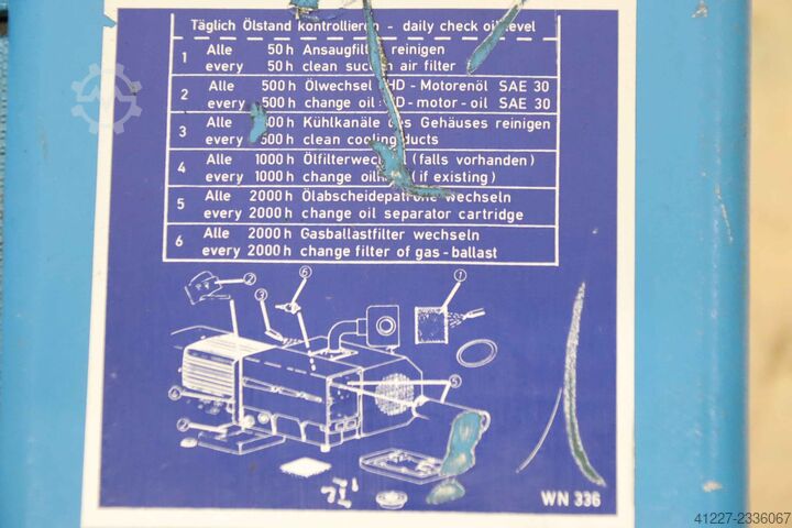Bomba de vacío 70 m³/h Becker U 2.70 SB