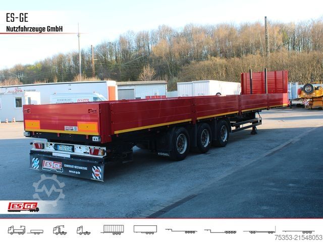 Working platform semitrailer KÖGEL 3-Achs MEGA Sattelanhänger