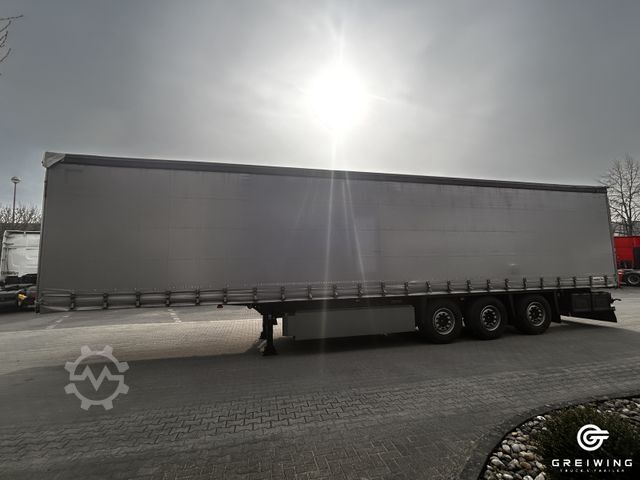 Open oplegger met zeil SCHMITZ CARGOBULL Curtainsider Coil neue Plane