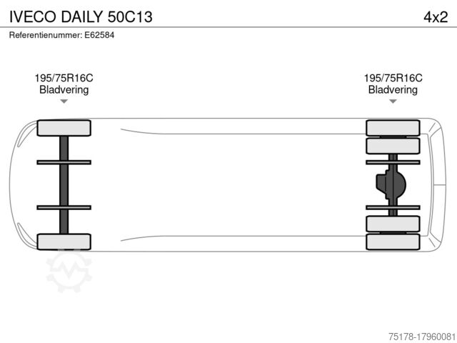 Platforma ładunkowa IVECO DAILY 50C13