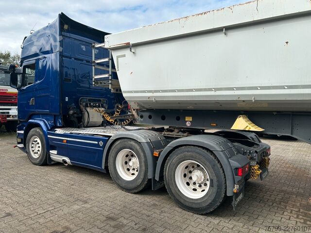 Tractora standard SCANIA R 580 V8 SZM TOPLINE mit Hydrl. Pumpe 6x4