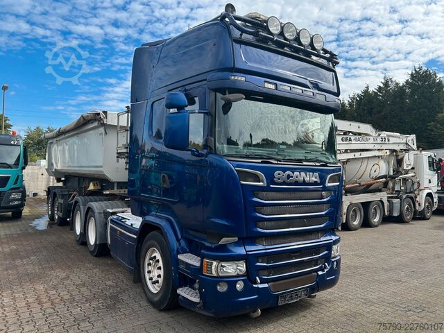 Tractora standard SCANIA R 580 V8 SZM TOPLINE mit Hydrl. Pumpe 6x4