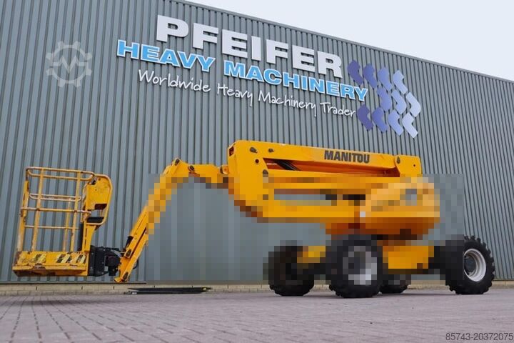 Plataforma de trabajo telescópica articulada Manitou 160 ATJ Diesel, 4x4x4 Drive, 16m Working Height, 8