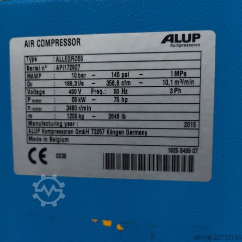 Schroefcompressor ALUP ALLEGRO 55