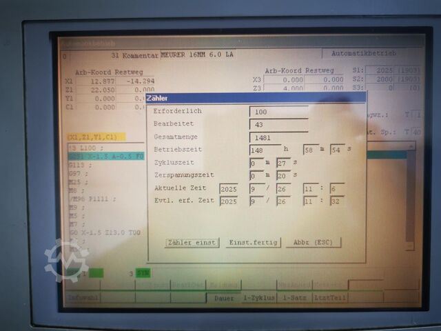 Automatic lathe CITIZEN L32 VII