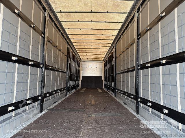 Open oplegger met zeil Schmitz Cargobull Curtainsider Mega Getränke