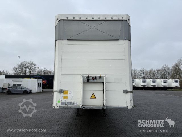 Open oplegger met zeil Schmitz Cargobull Curtainsider Mega Getränke