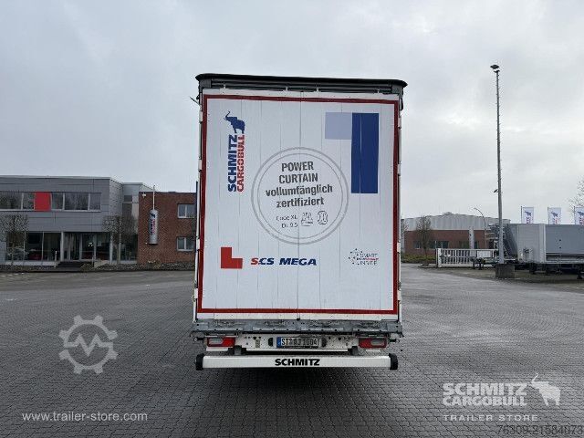 Open oplegger met zeil Schmitz Cargobull Curtainsider Mega Getränke