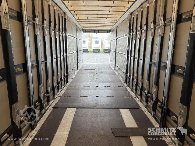 Open oplegger met zeil Schmitz Cargobull Curtainsider Mega Getränke