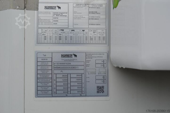 Koeloplegger SCHMITZ CARGOBULL SKO FP 45 ThermoKing SLXi 300