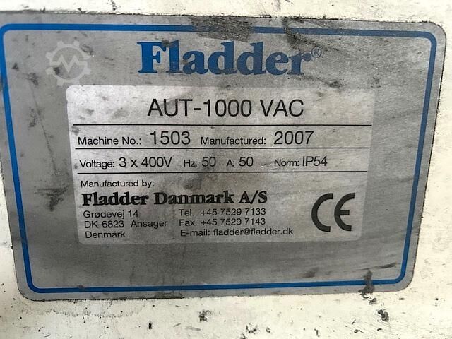 Máquina cepilladora Fladder AUT-1000 VAC