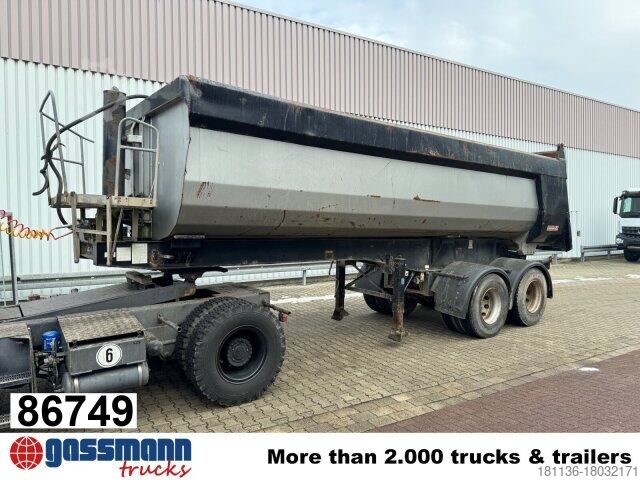 Kippers oplegger Langendorf SKA-HS 18/27, Stahlmulde ca. 24m³