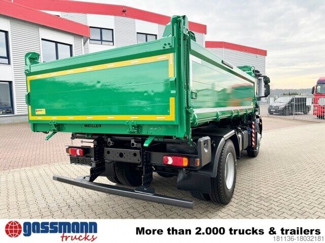 Kiper kamion Iveco EuroCargo ML160E28 4x2 mit Kran Hiab XS 088 ES-2