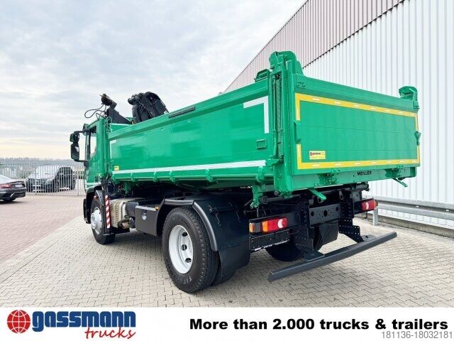 Kiper kamion Iveco EuroCargo ML160E28 4x2 mit Kran Hiab XS 088 ES-2