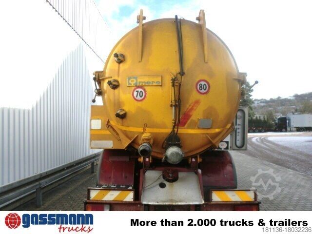 LKW mit Tankaufbau  MORO SPA Saugaufbau ca. 14m³, Kippbar