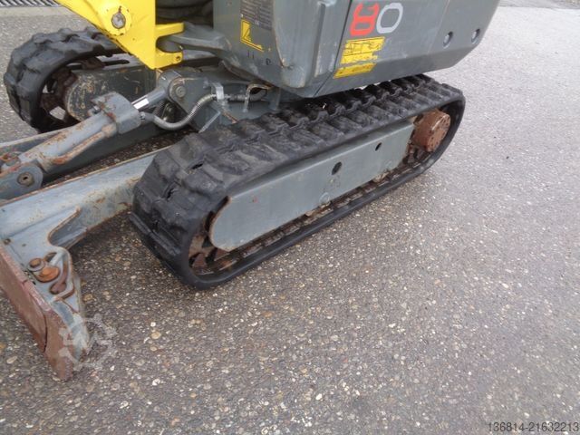 Mini excavator WACKER 803 Mikrobagger SW + 2 x Löffel Dualpower