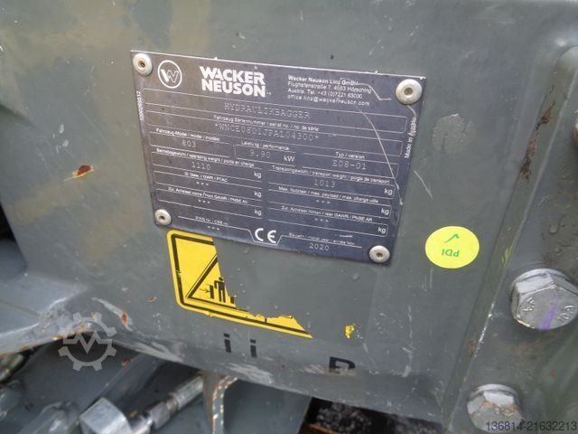 Mini excavator WACKER 803 Mikrobagger SW + 2 x Löffel Dualpower