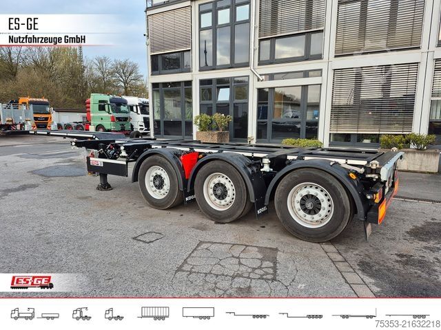 Swap body semitrailer KÖGEL PORT 45 TRIPLEX Containerchassis