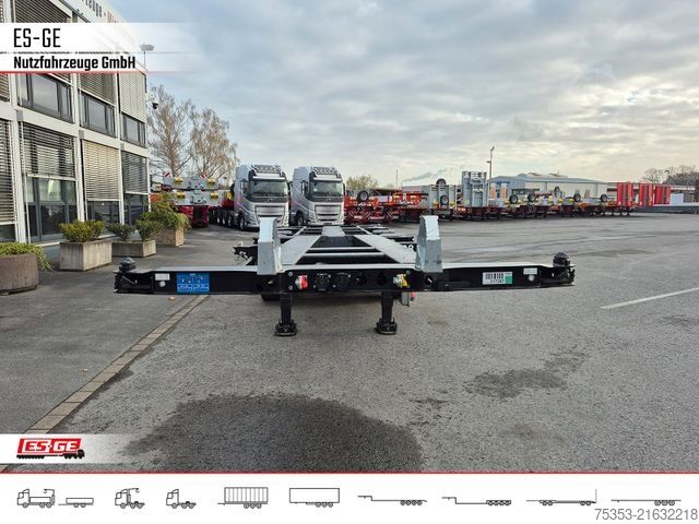 Swap body semitrailer KÖGEL PORT 45 TRIPLEX Containerchassis