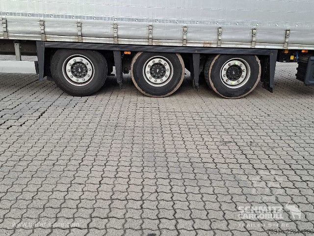 Åben sættevogn med presenning Schmitz Cargobull Curtainsider Mega Getränke