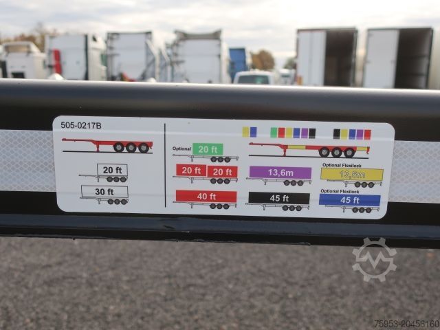 Semirremolque con caja intercambiable D-Tec VCC-01/FT-LS-S Flexi / Multi ADR SAF 20-45
