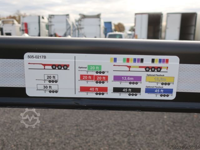 Semirremolque con caja intercambiable D-Tec VCC-01/FT-LS-S Flexi / Multi ADR SAF 20-45