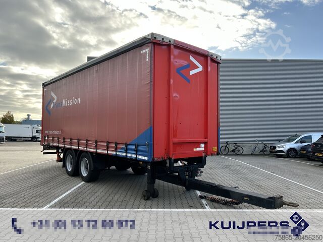 Przesuwne plandeki Pacton MXD 218 / Curtainside Trailer / BPW Drum / Wipk...