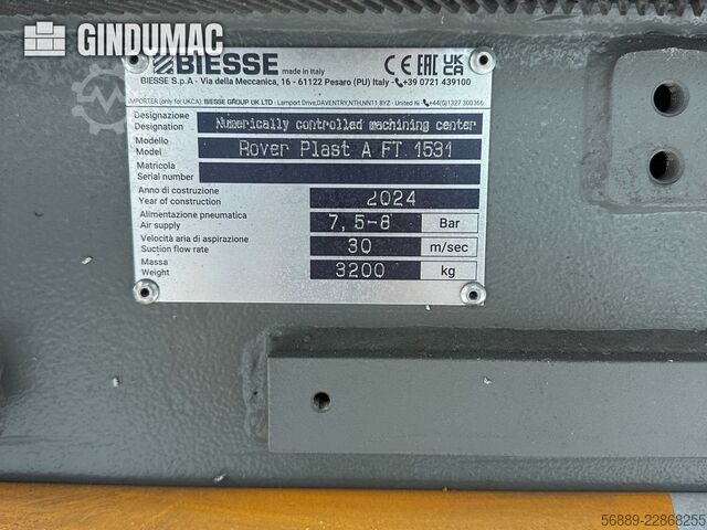 BIESSE ROVER PLAST A FT 1224