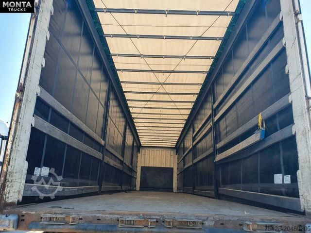 Nyitott ponyvás félpótkocsi KRONE SD Planenauflieger, Edscha, Liftachse,BPW