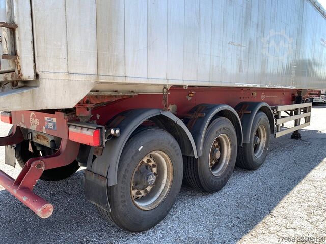 Kiperska poluprikolica M&V 50m³ - Full Aluminium - Kombiklappe