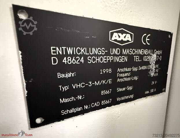 5 axes universal machining center AXA VHC-3-M/K