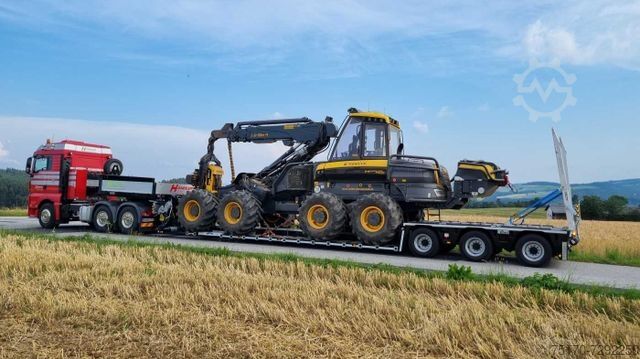 Tieflader-Sattelauflieger EBERT TLS 55 ATV / Tele / 39,5to Nutzlast